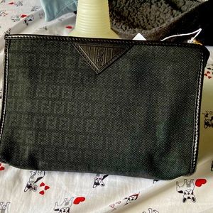 Fendi Zucchino clutch/makeup bag